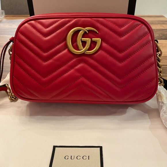 Gucci Bags Authentic Gucci Marmont Camera Bag Small Poshmark
